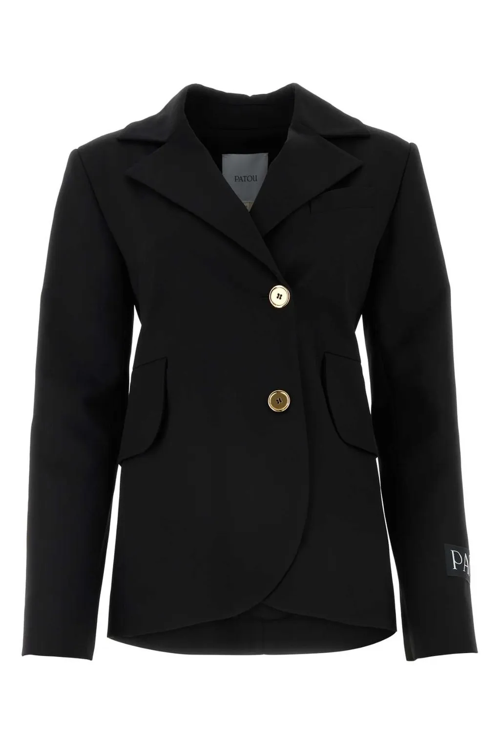 Patou Single-Breasted Lace-Up Blazer