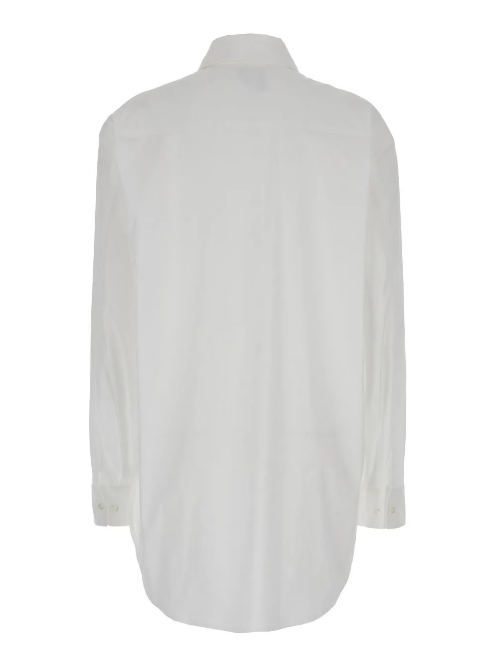 Plain Oversized Longline Shirt