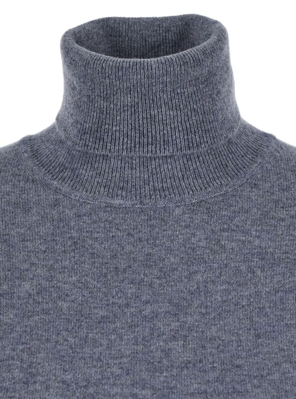 Plain High-Neck Knitwear
