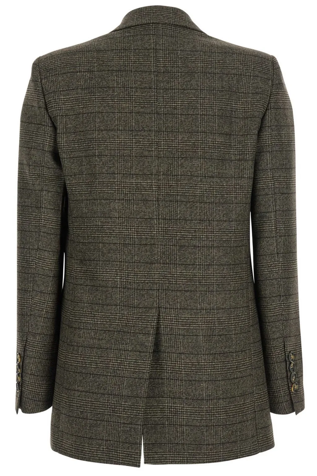 Plain Double-Breasted Striped Jacket