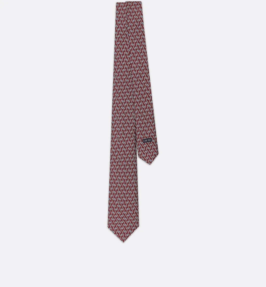 Dior Entrelacé Tie