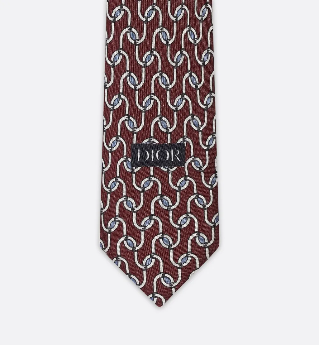 Dior Entrelacé Tie