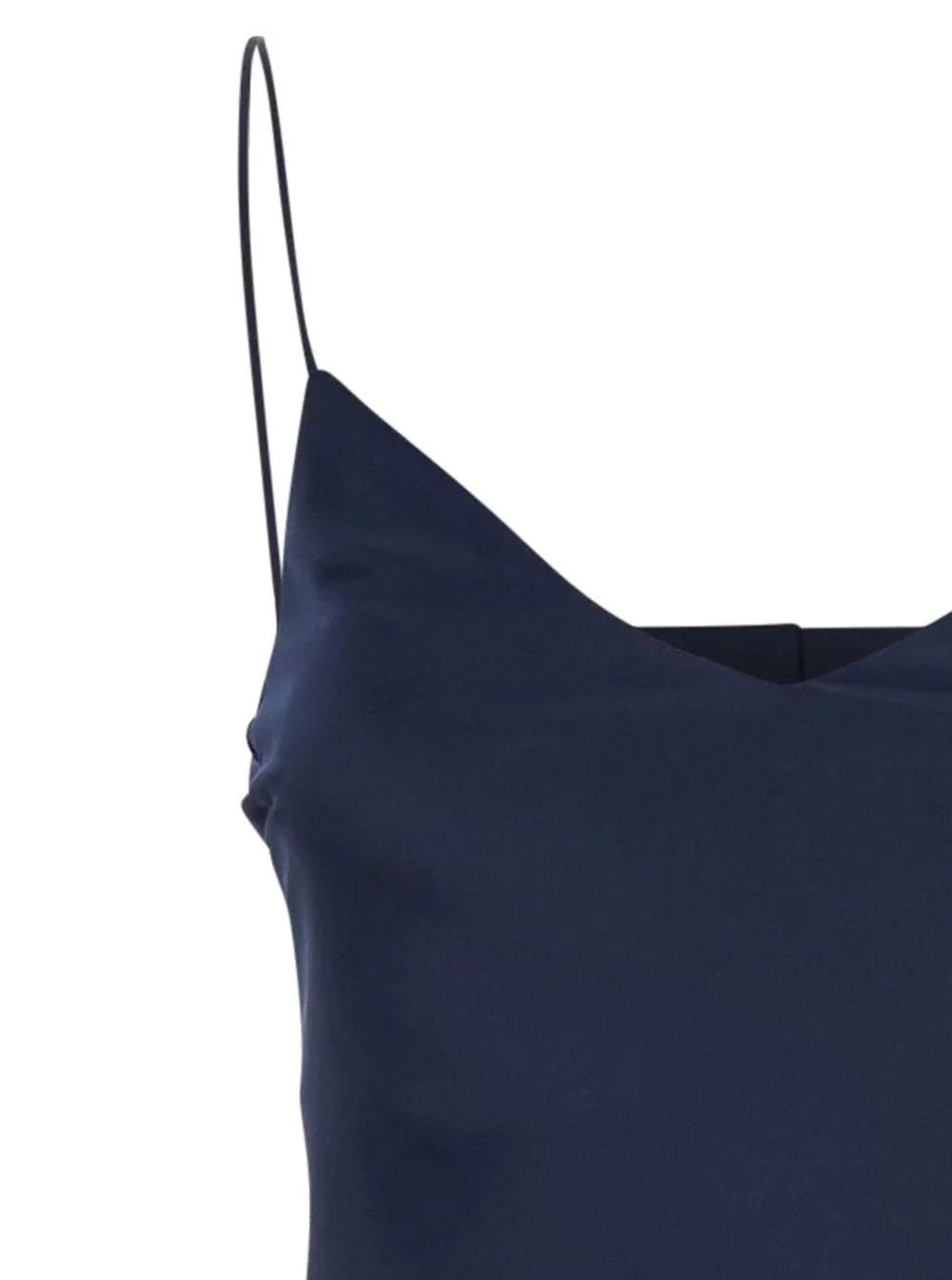 Plain Strappy Backless Dress