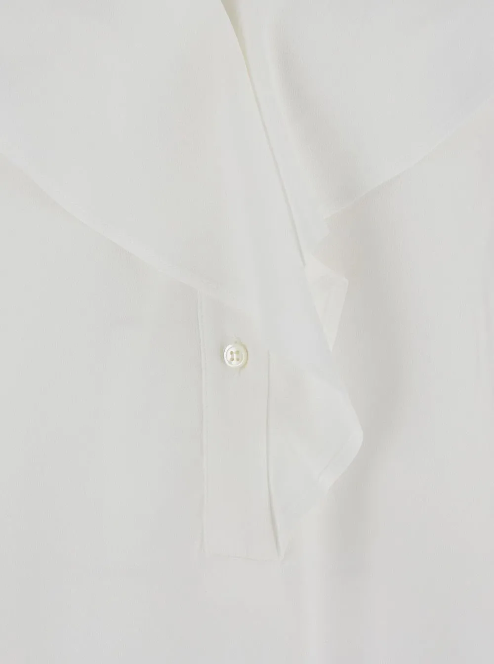 Plain Volant Detail Shirt