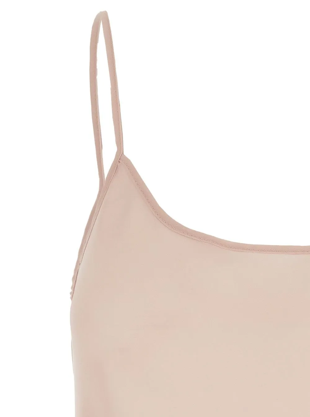 Plain Spaghetti Strap Square Neck Top