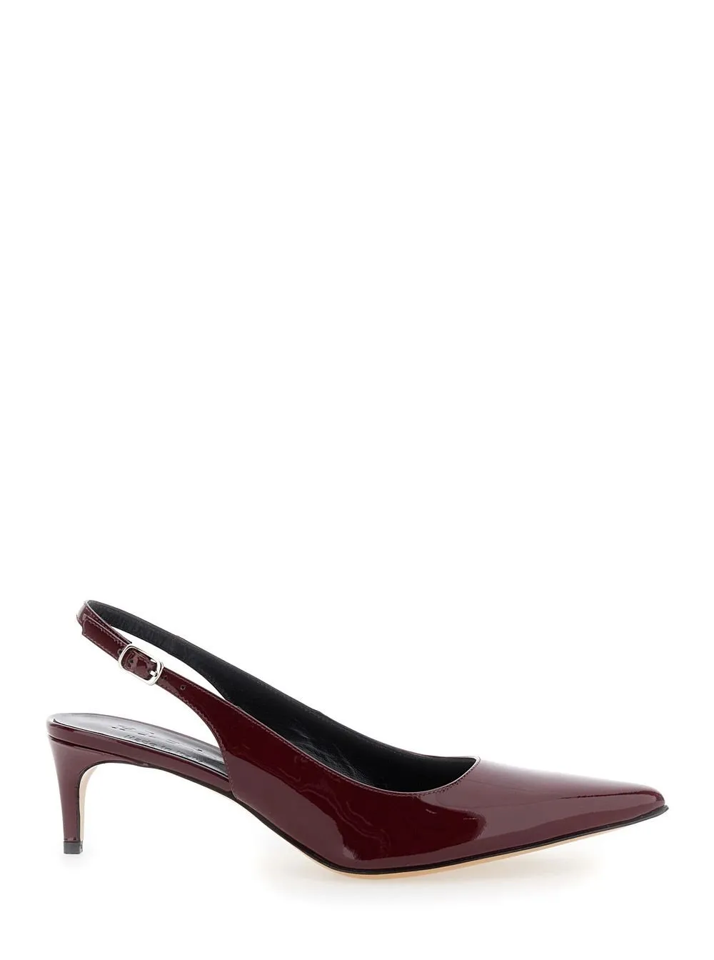 Plain Slingback Pointed-Toe Pumps