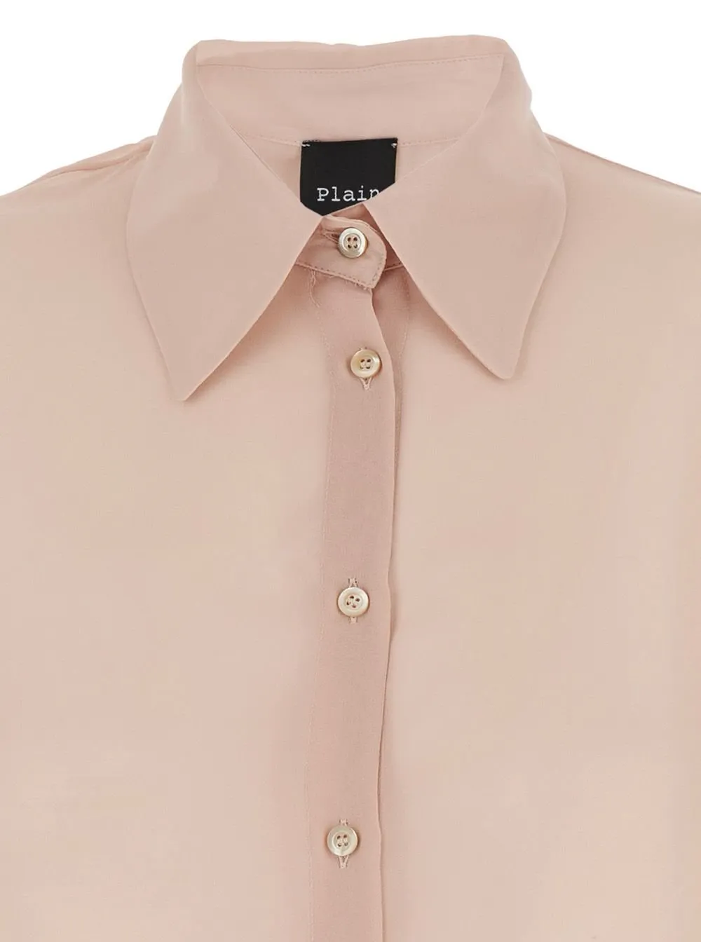 Plain Oversized Sheer Blouse
