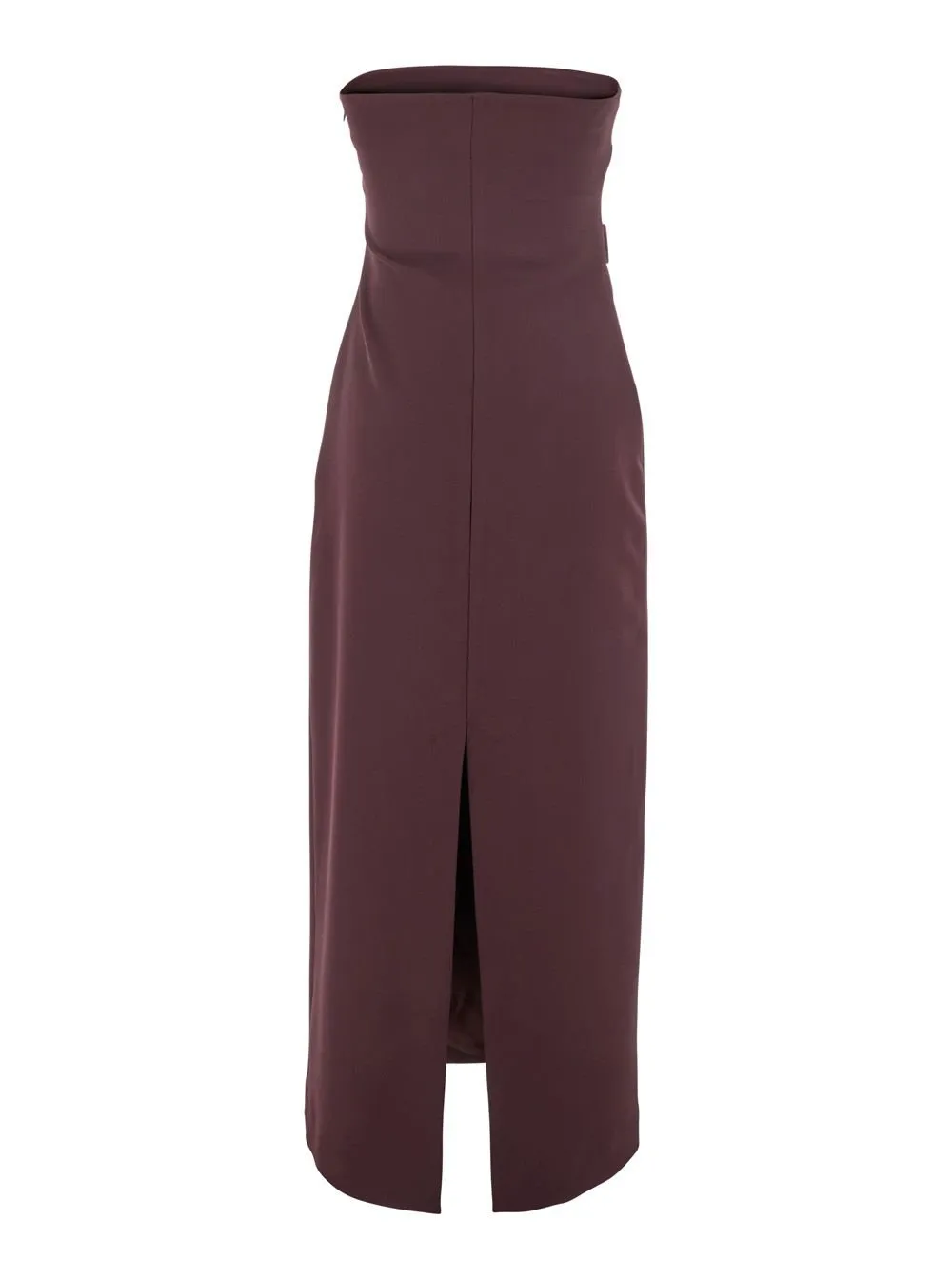 Plain Bustier Tech Fabric Dress