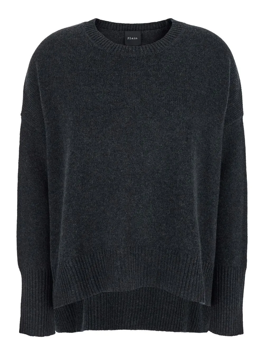 Plain Oversized Crewneck Sweater