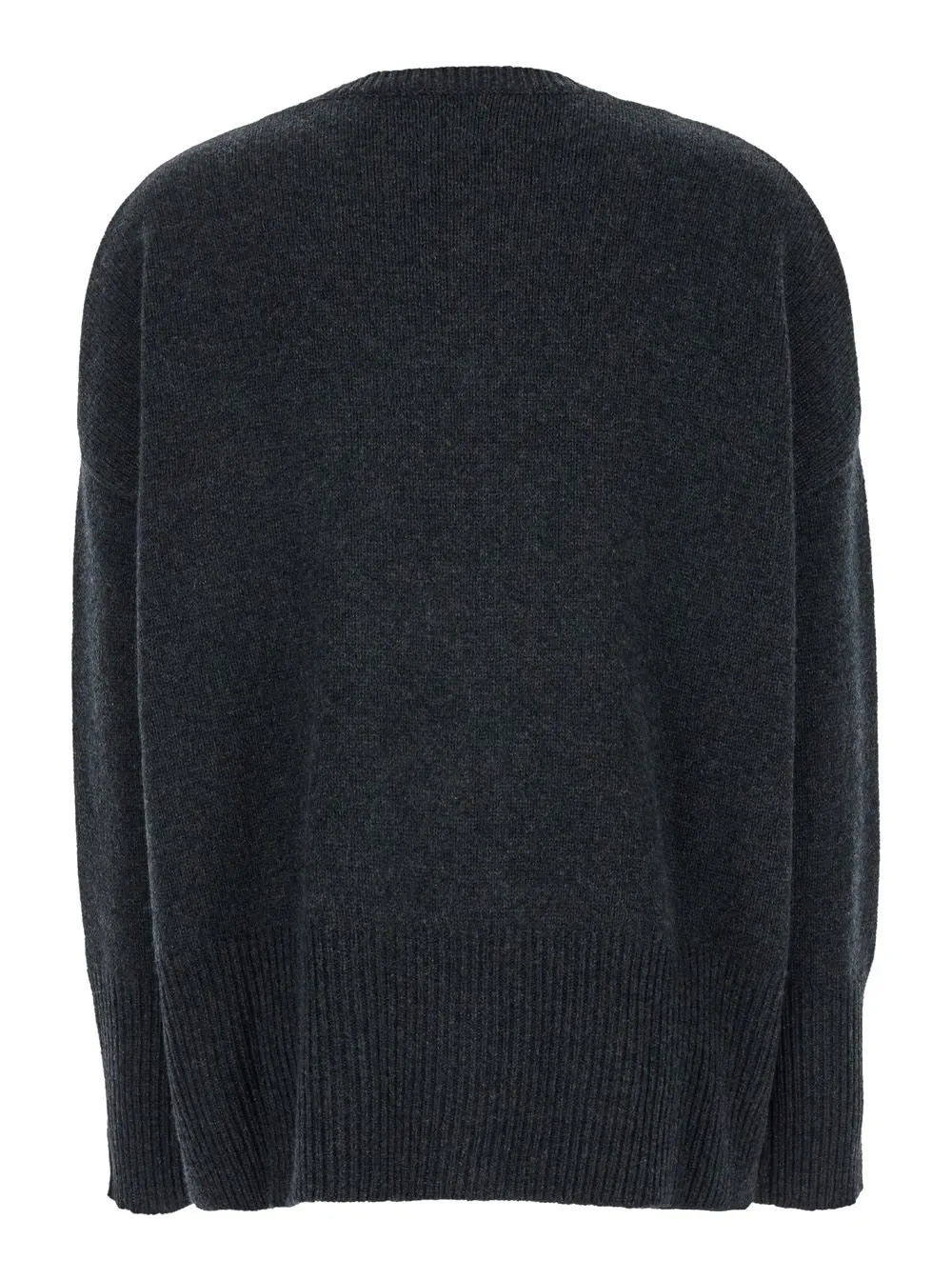 Plain Oversized Crewneck Sweater