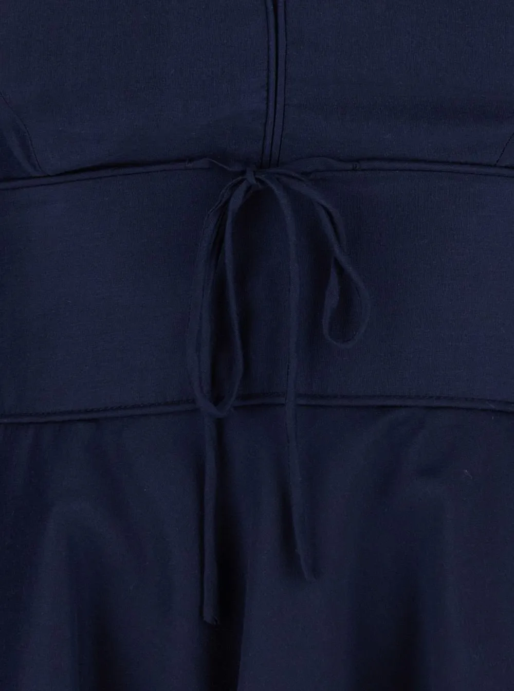 Plain V-Neck Puff-Sleeve Mini Dress