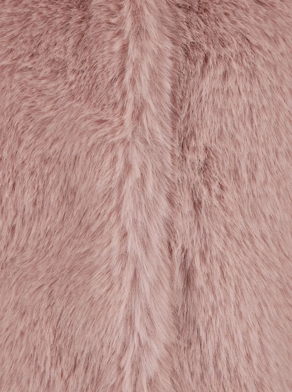 Plain Crewneck Ecofur Jacket