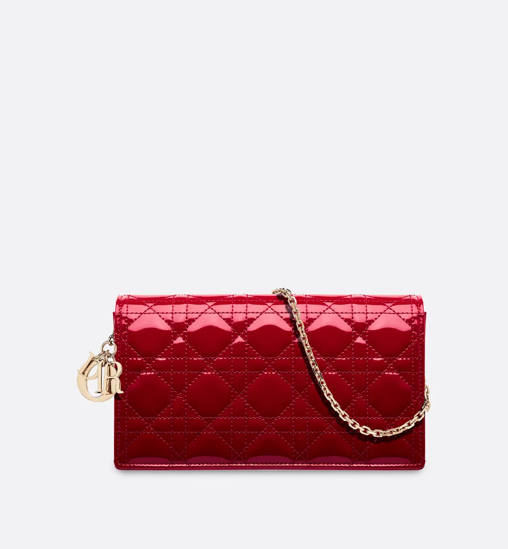 Lady Dior Pouch With Chain