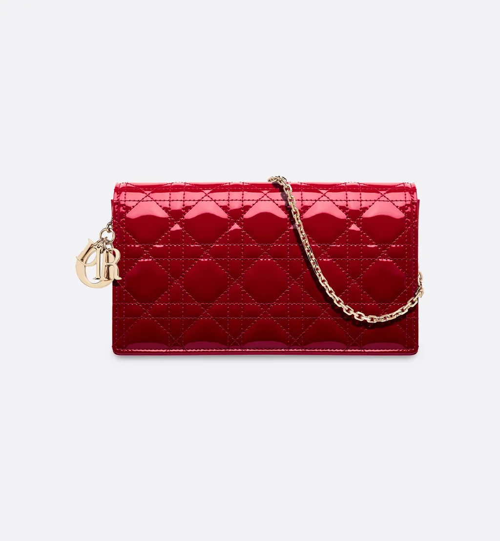Lady Dior Pouch With Chain
