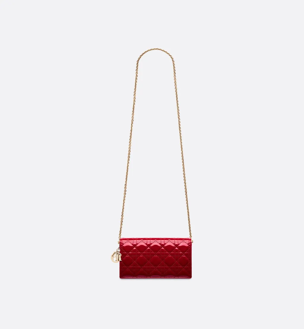 Lady Dior Pouch With Chain