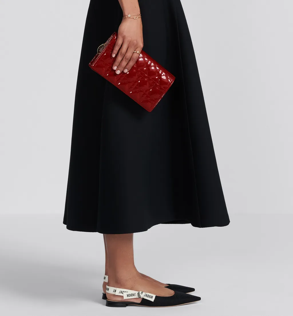 Lady Dior Pouch With Chain