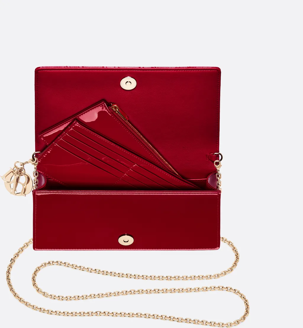 Lady Dior Pouch With Chain