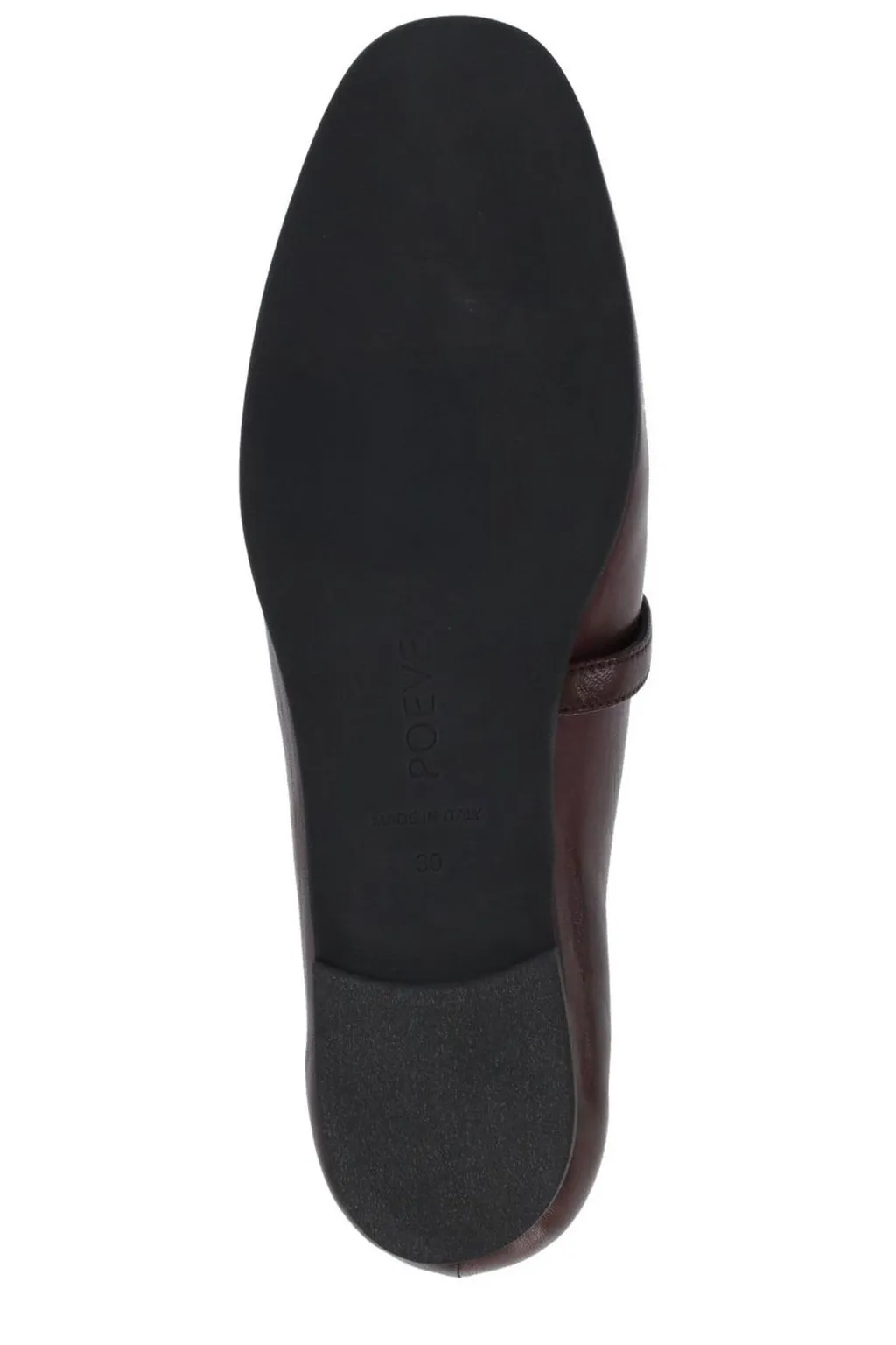 Poeve Strap Detail Flat Shoes