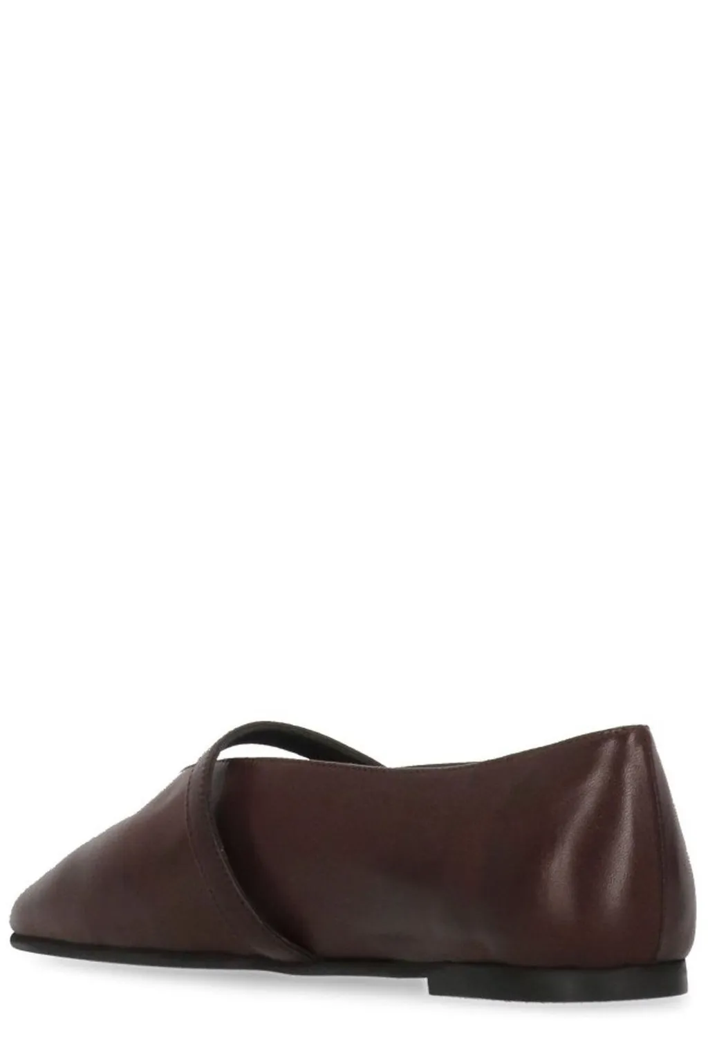 Poeve Strap Detail Flat Shoes