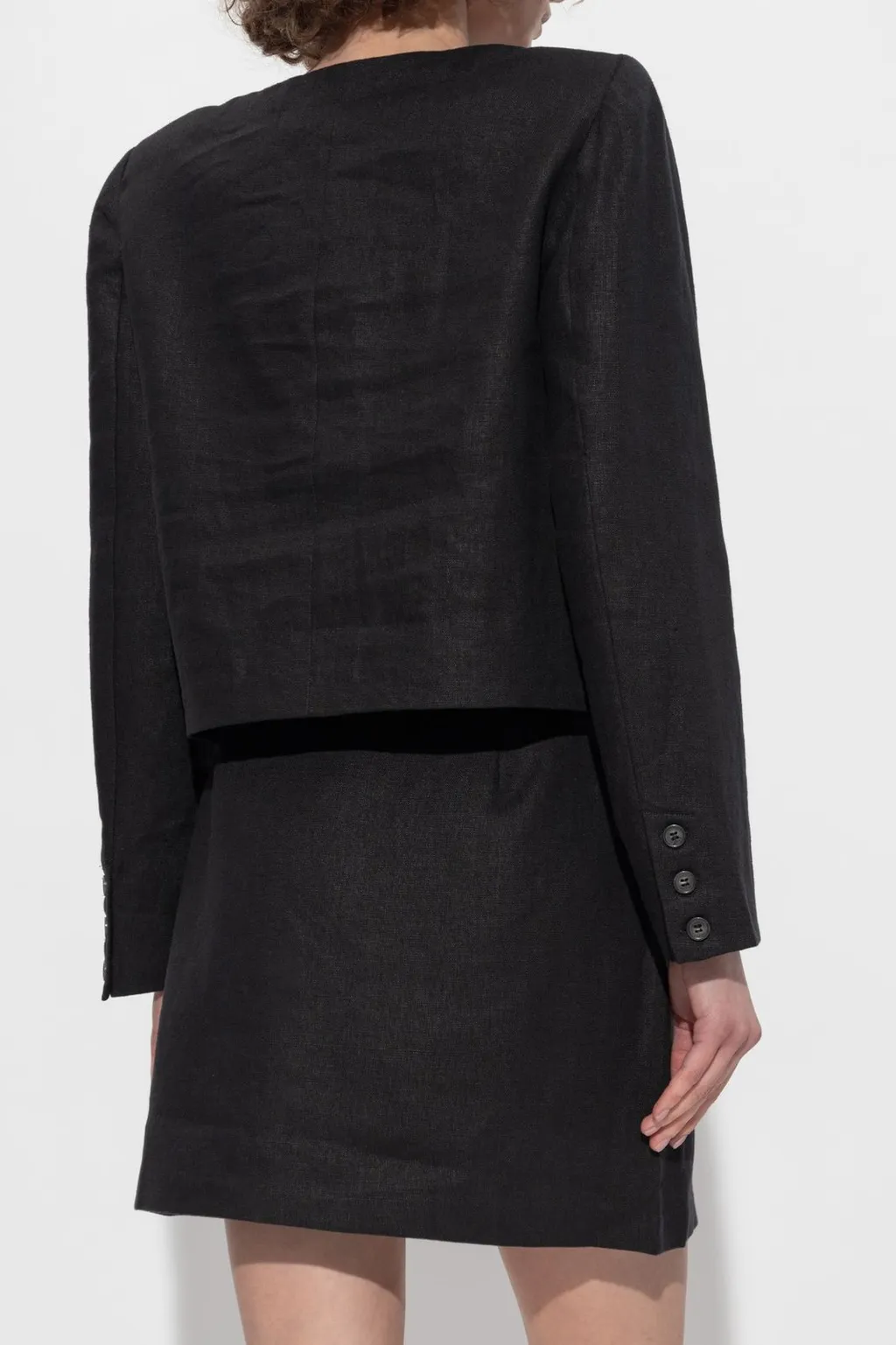Posse Emma Square-Neck Buttoned Jacket