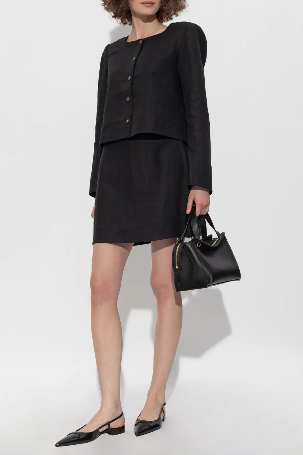 Posse Emma Square-Neck Buttoned Jacket