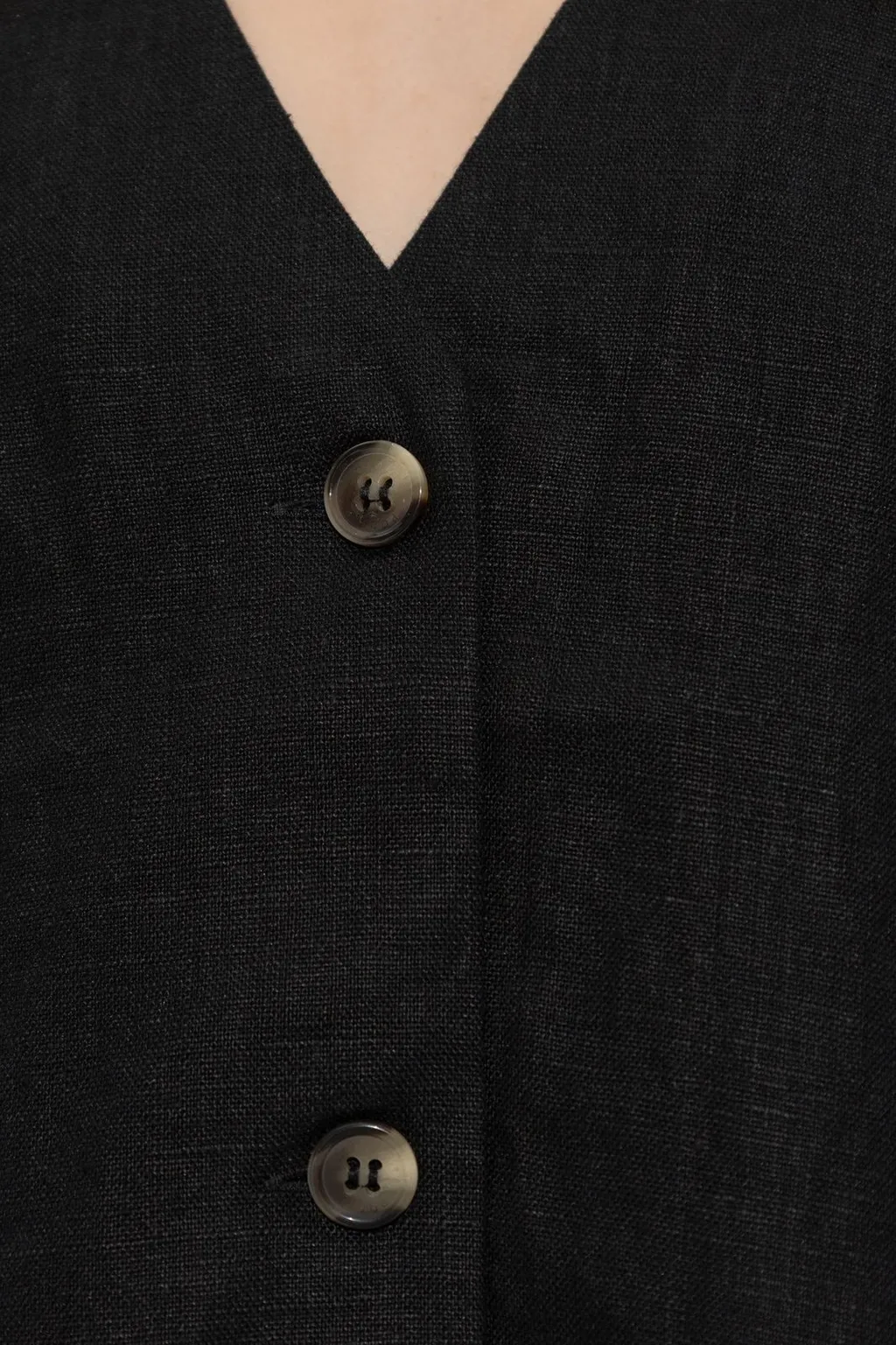 Posse Nancy Button-Front Mini Dress