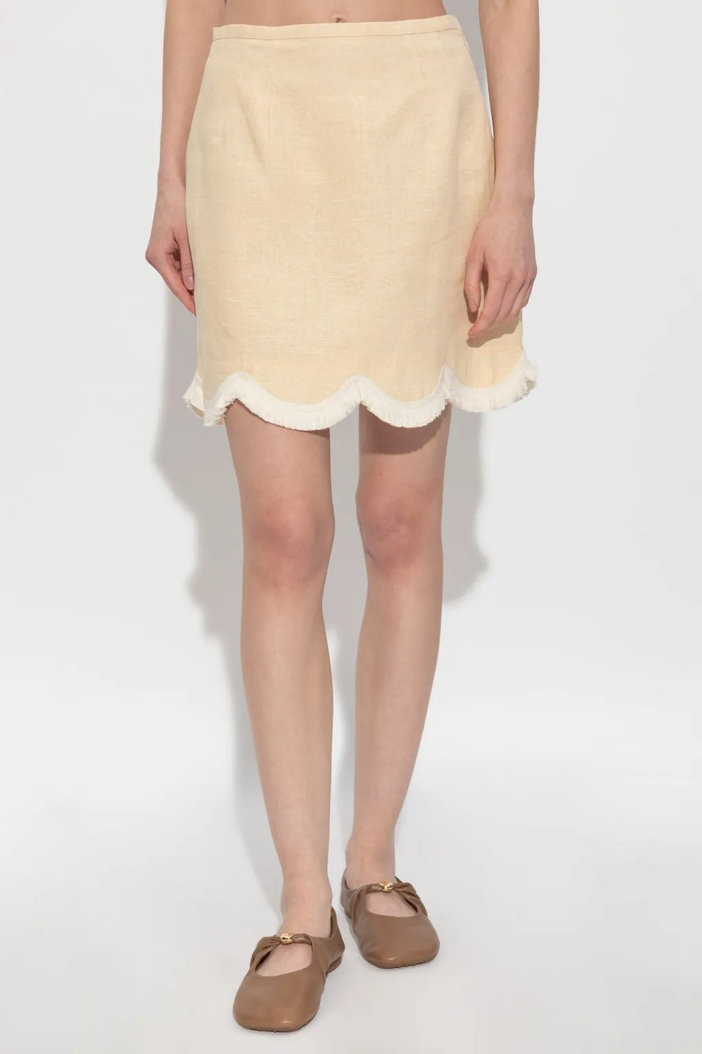Posse Essie Scalloped Mini Skirt