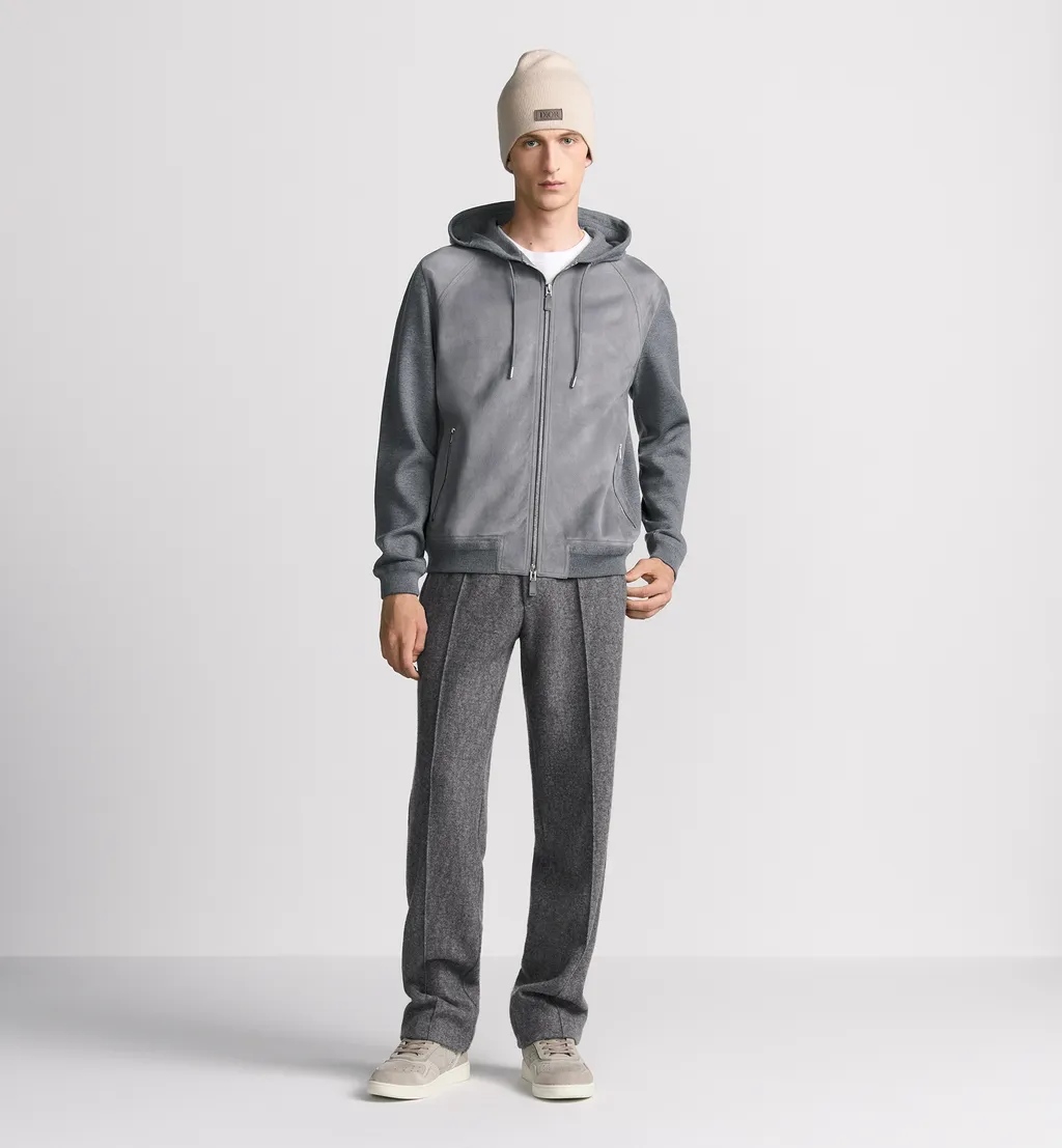 Dior Icons Zipped Hooded Sweatshirt