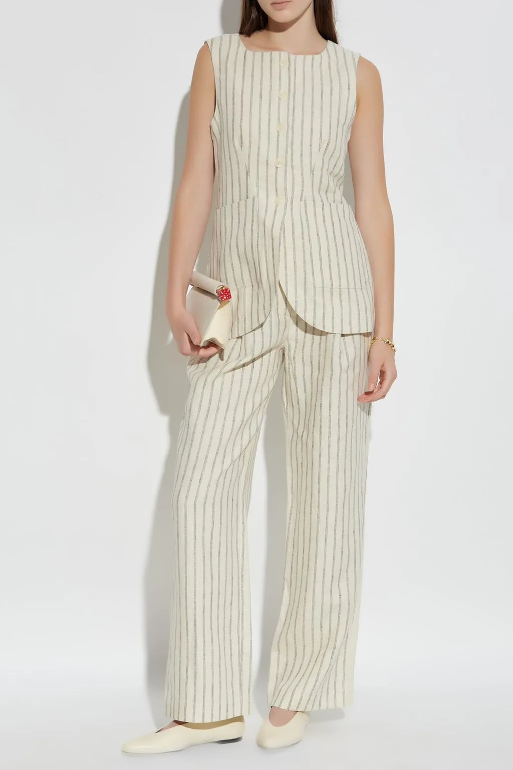 Posse Mackenzie Pinstriped Pants