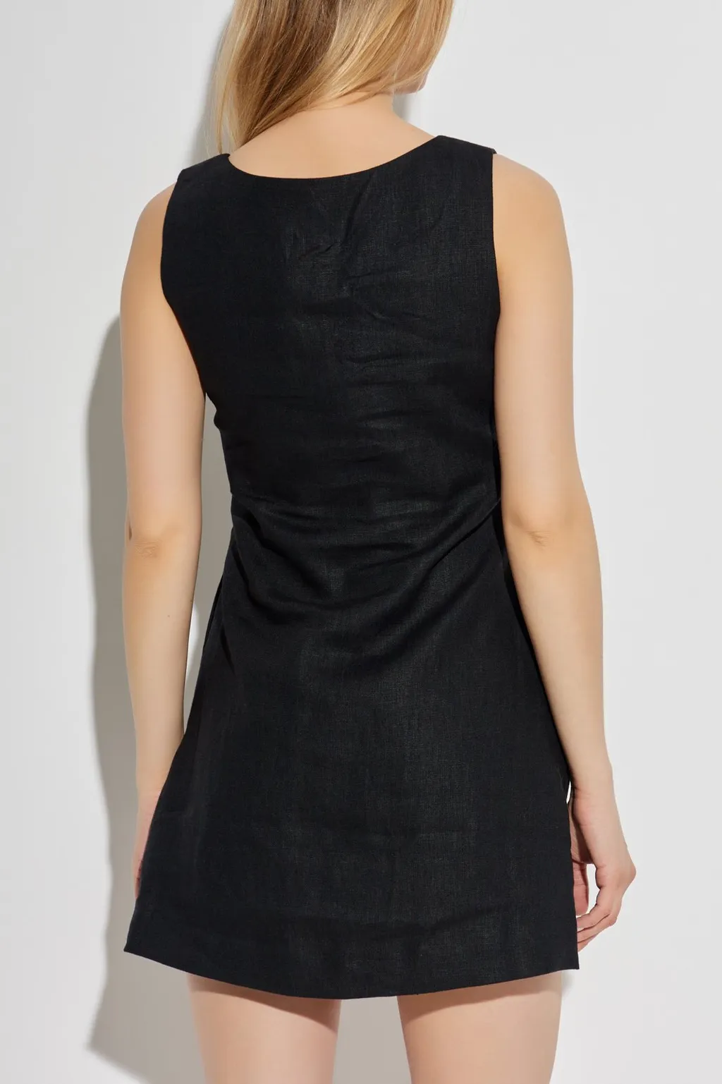 Posse Square-Neck Sleeveless Mini Dress