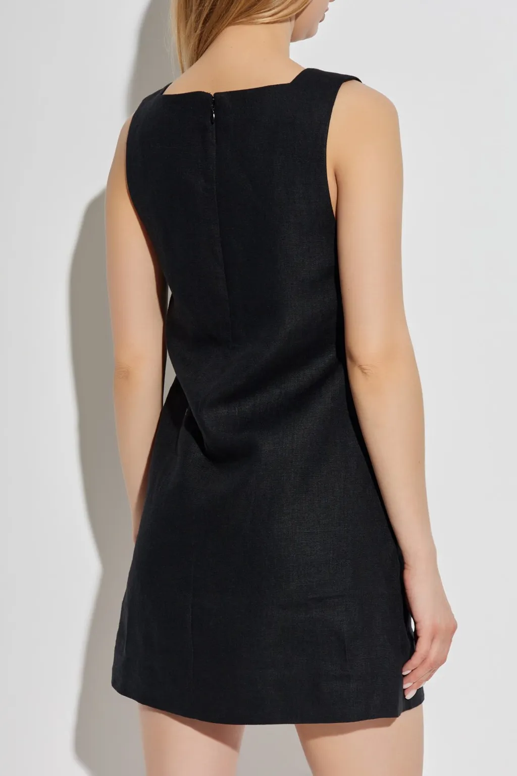 Posse Square-Neck Sleeveless Mini Dress