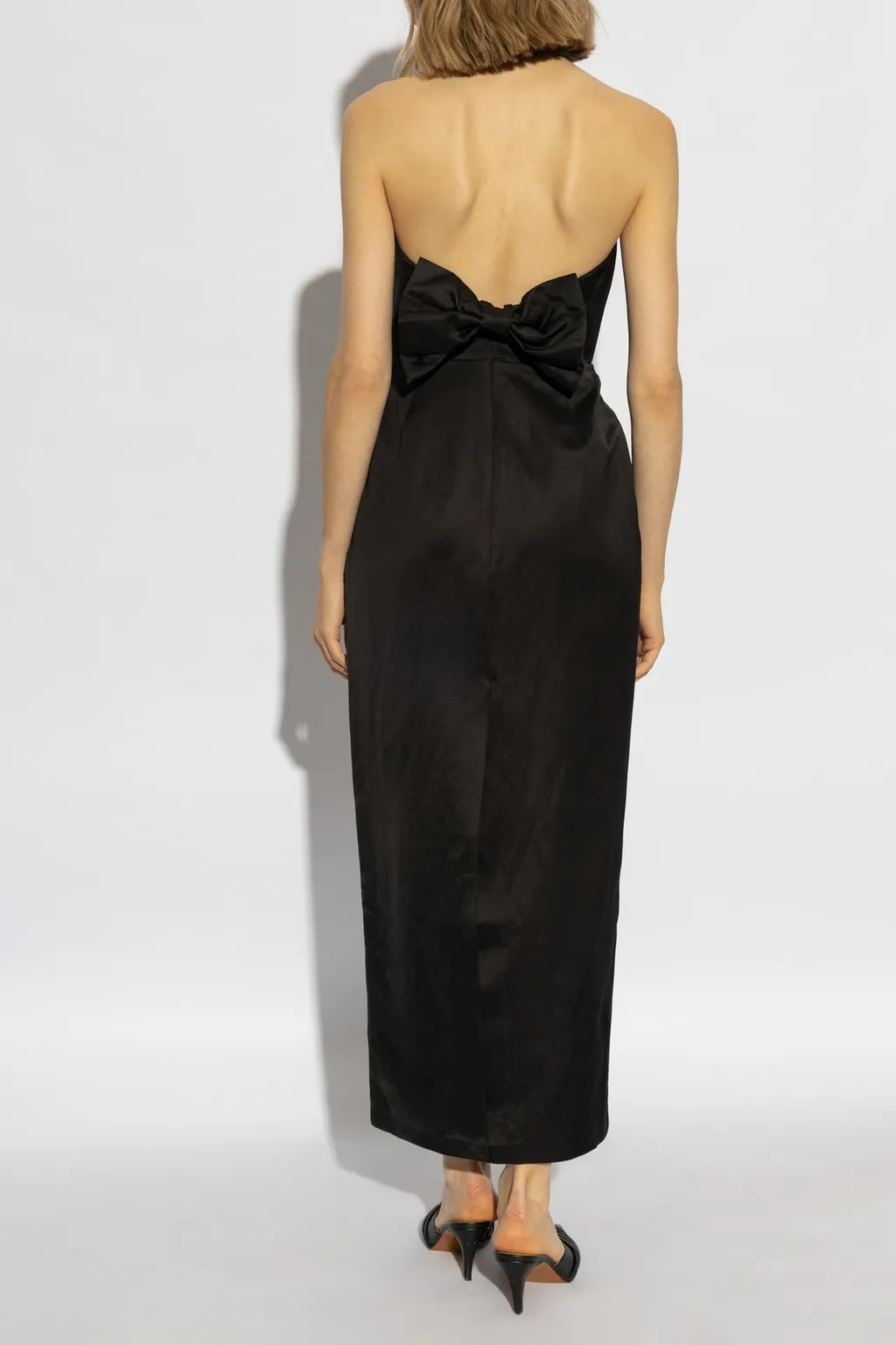 Posse Strapless Bow Detail Midi Dress