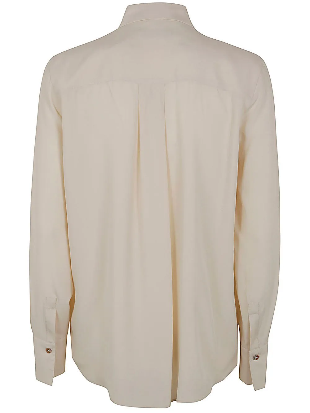 Ps Paul Smith Box-Pleat Detailed Crepe Blouse