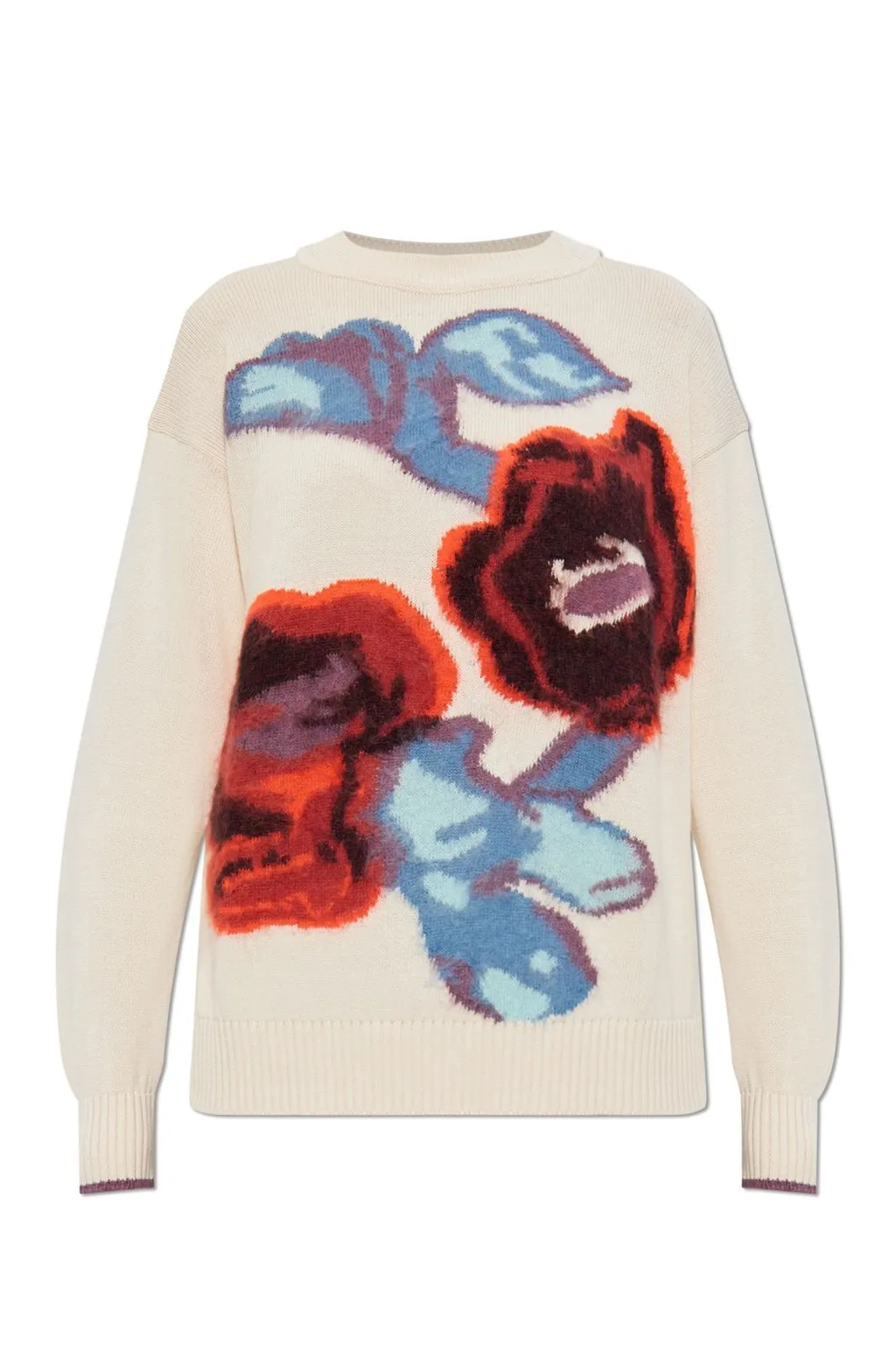 Ps Paul Smith Decorative Pattern Knitted Jumper