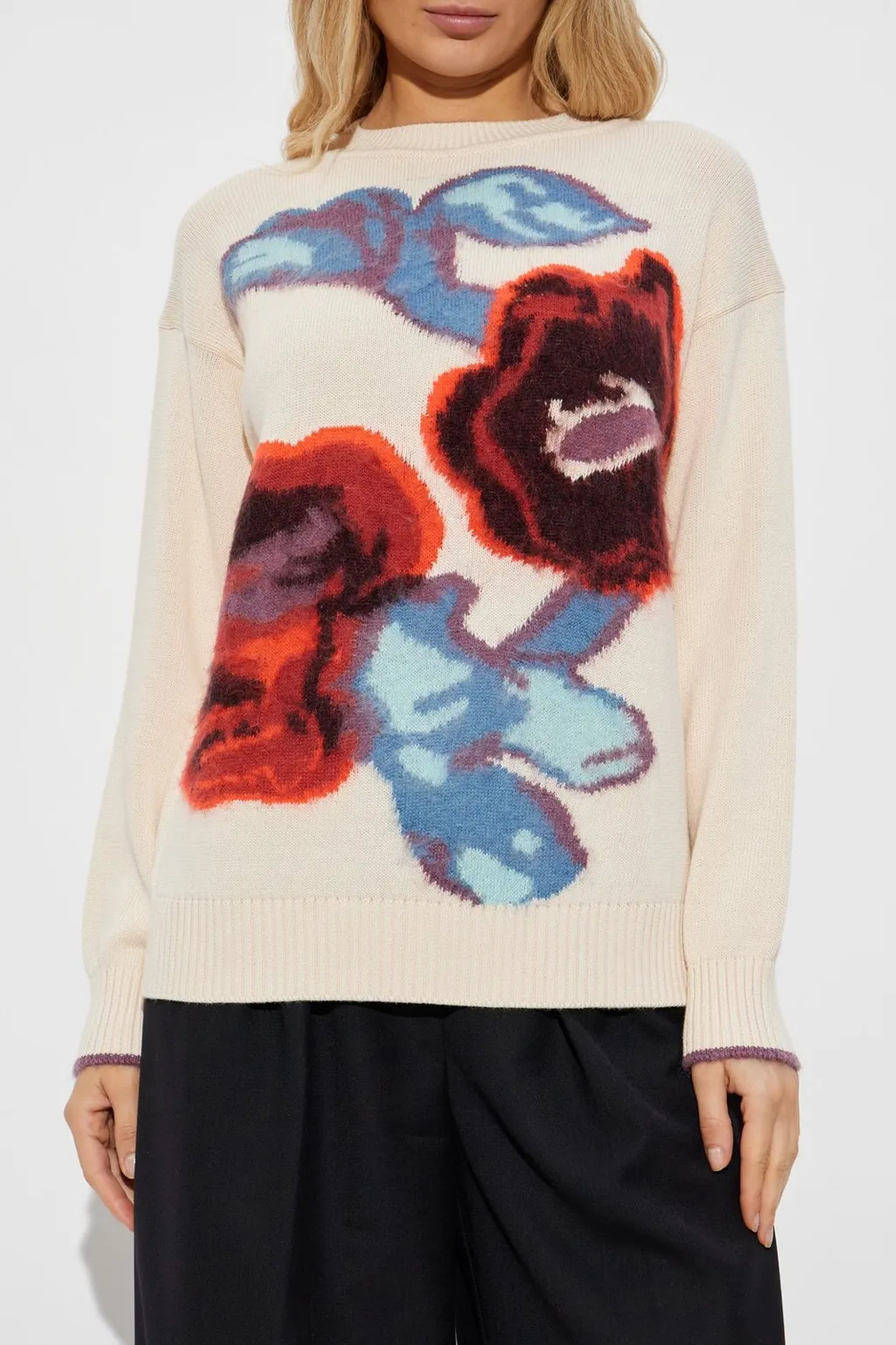 Ps Paul Smith Decorative Pattern Knitted Jumper