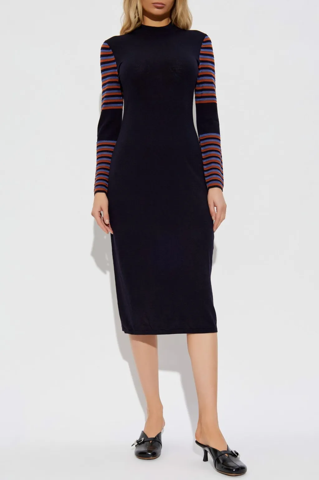 Ps Paul Smith Striped Knitted Dress