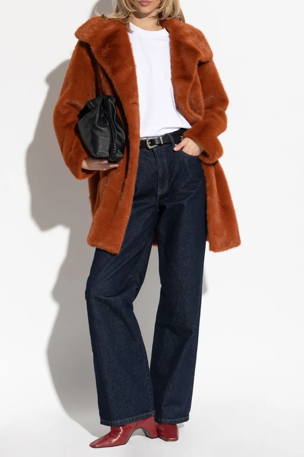 Ps Paul Smith Faux Fur Jacket