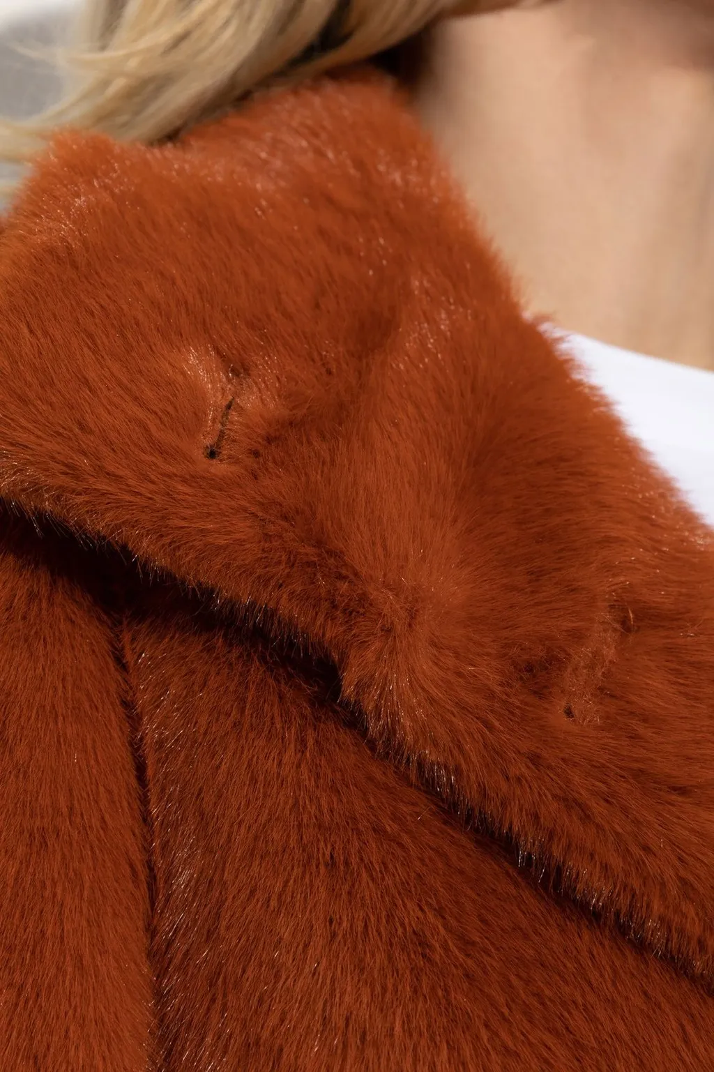 Ps Paul Smith Faux Fur Jacket