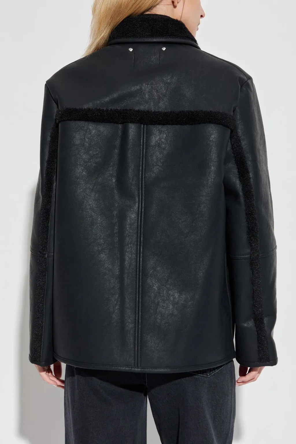 Ps Paul Smith Faux Shearling-Trim Jacket
