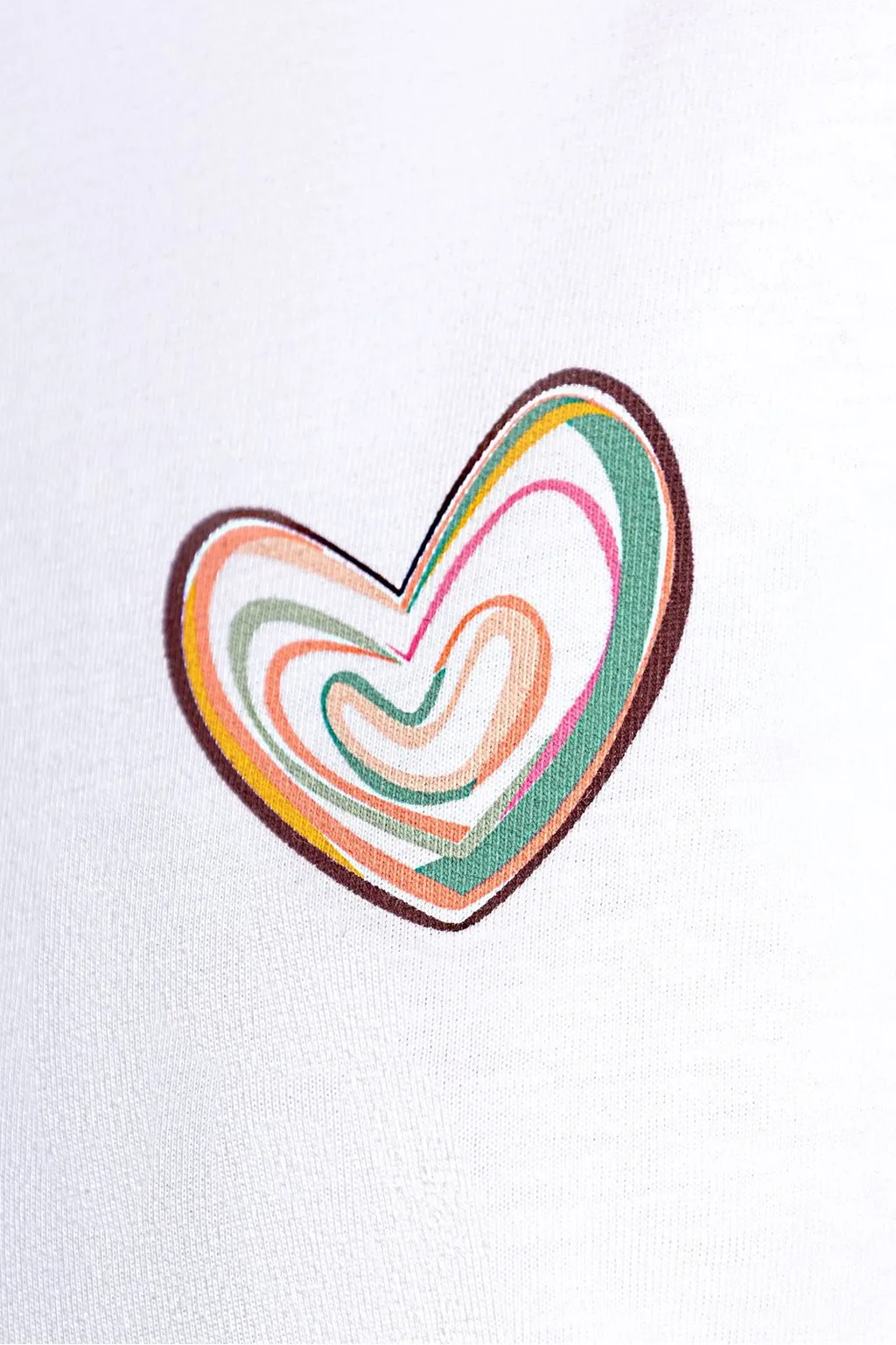 Ps Paul Smith Swirl Heart T-Shirt