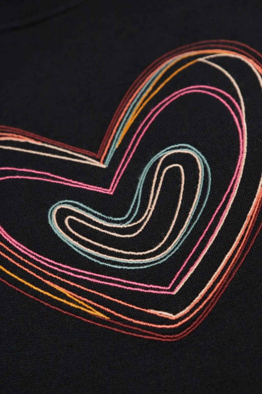 Ps Paul Smith Heart Embroidered Crewneck Sweatshirt