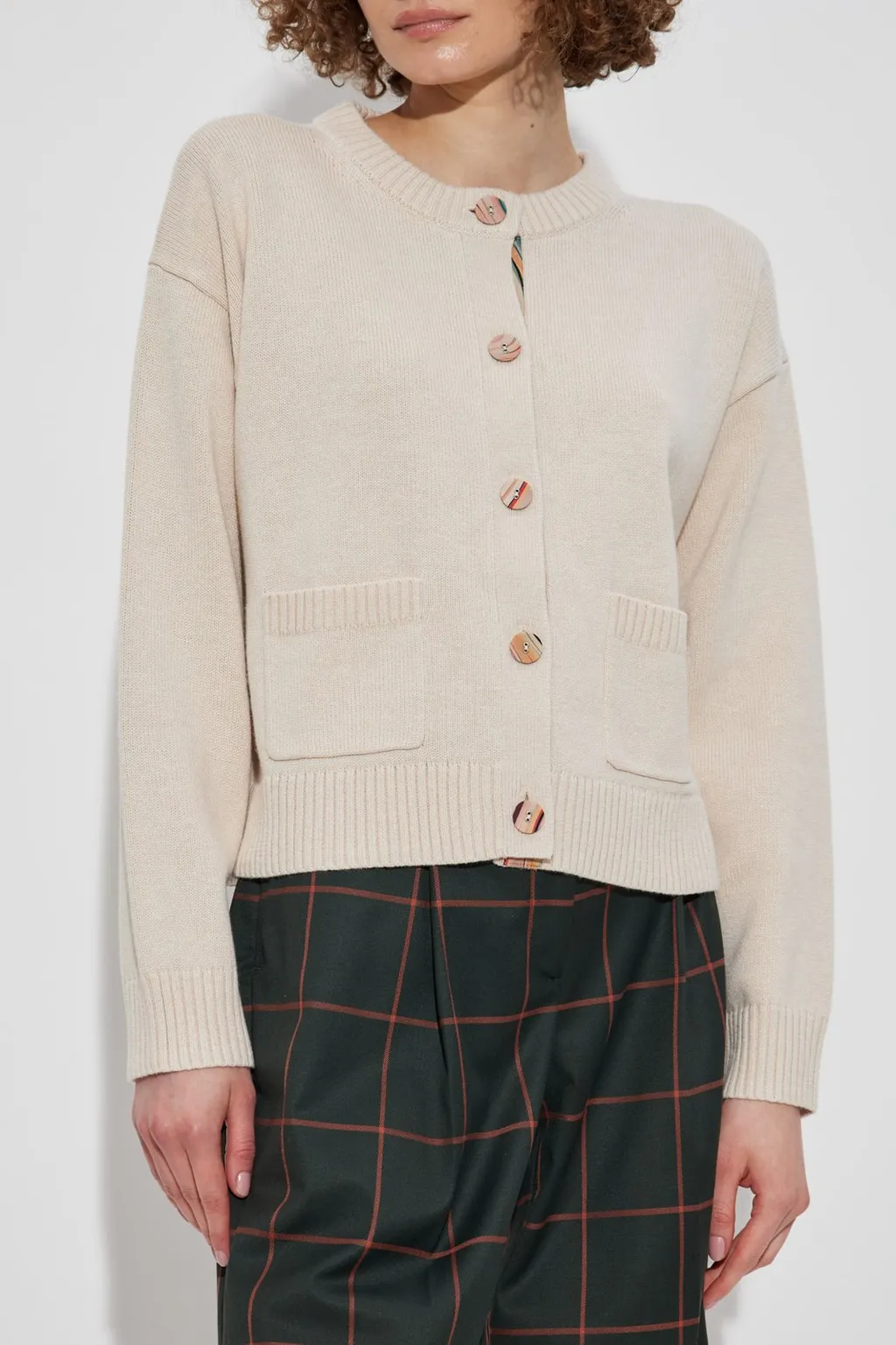 Ps Paul Smith Pocket Knitted Cardigan