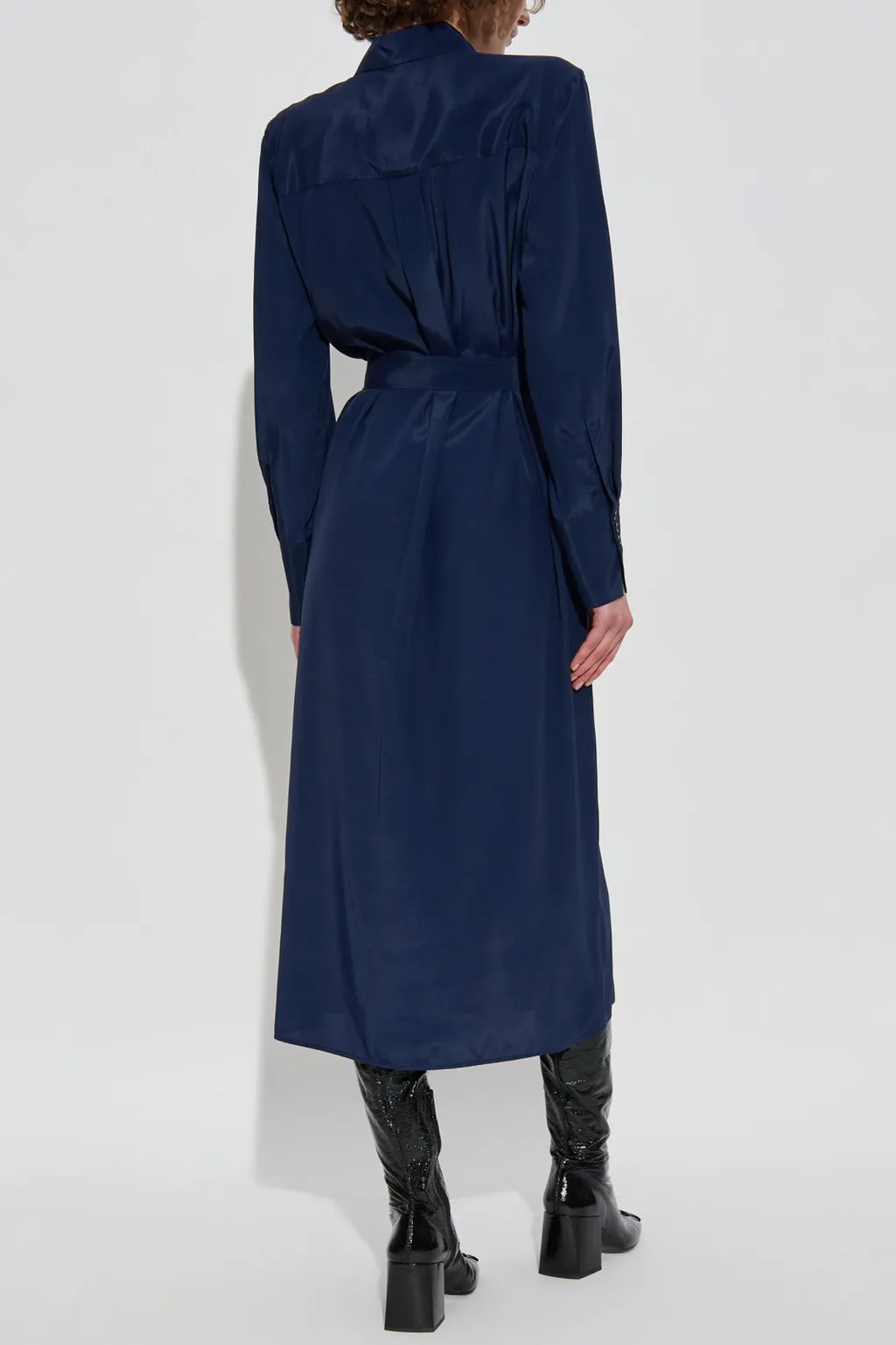 Ps Paul Smith Tie-Waisted Shirt Dress