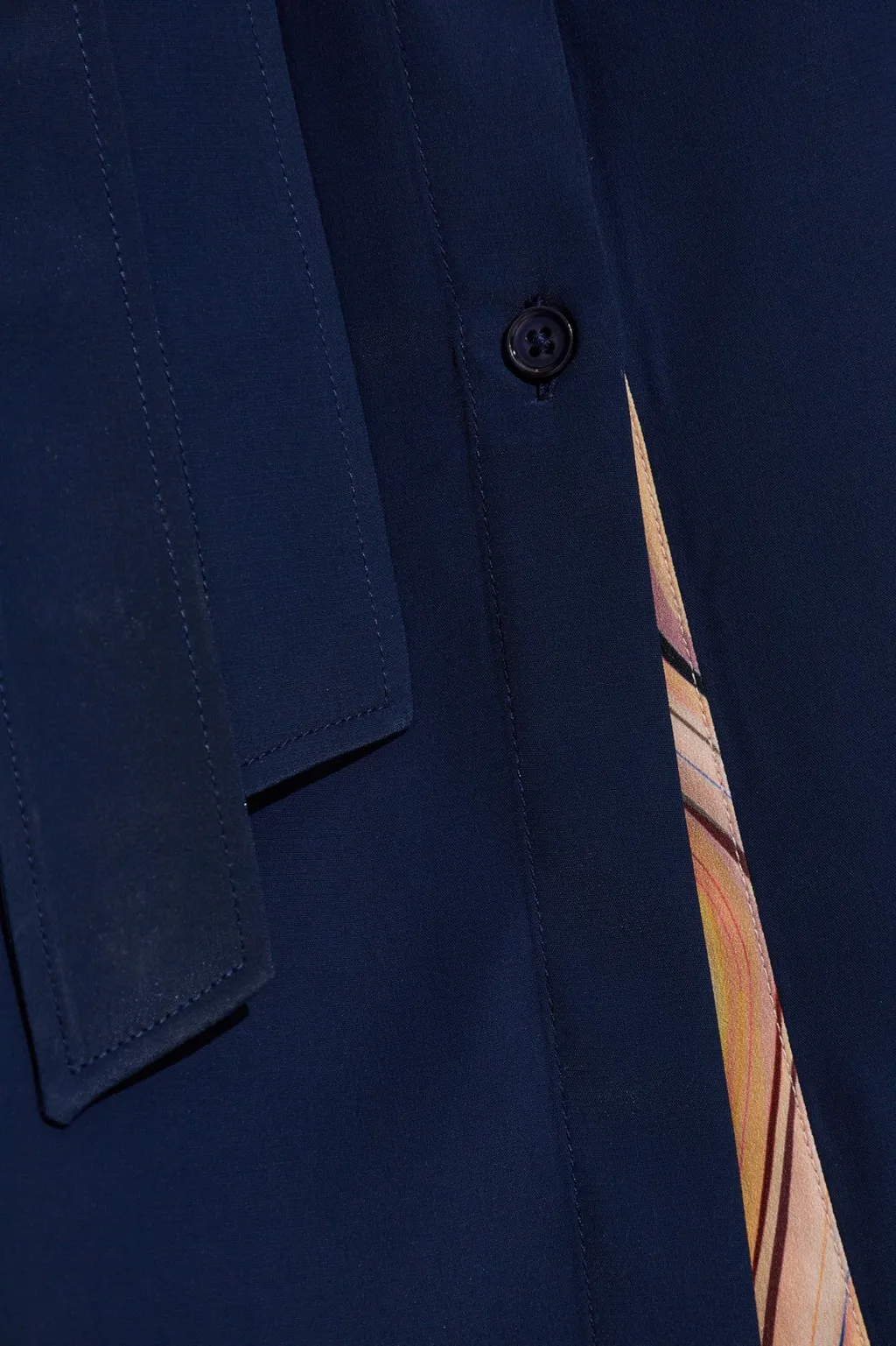 Ps Paul Smith Tie-Waisted Shirt Dress