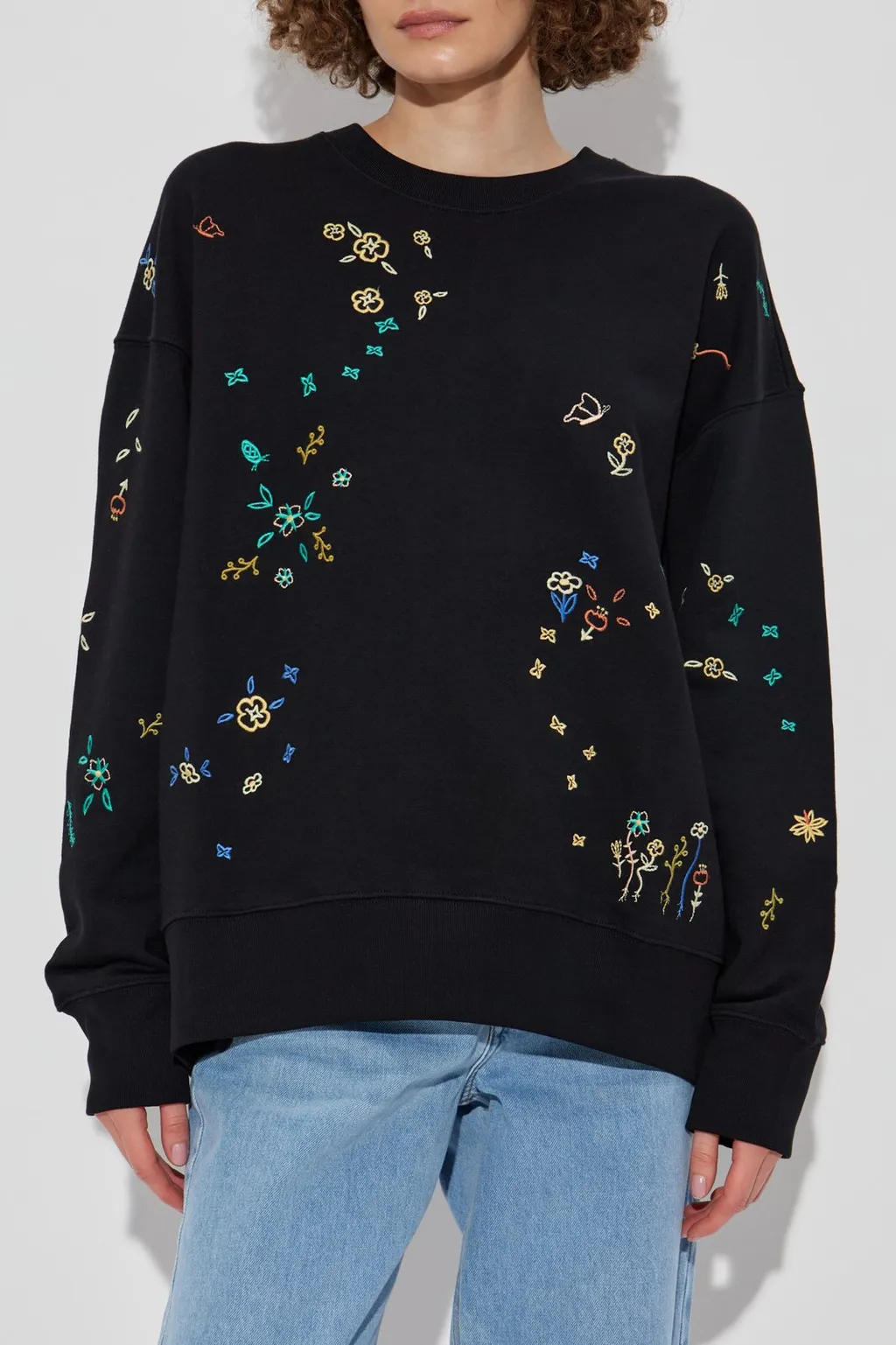 Ps Paul Smith Pattern-Embroidered Crewneck Sweatshirt