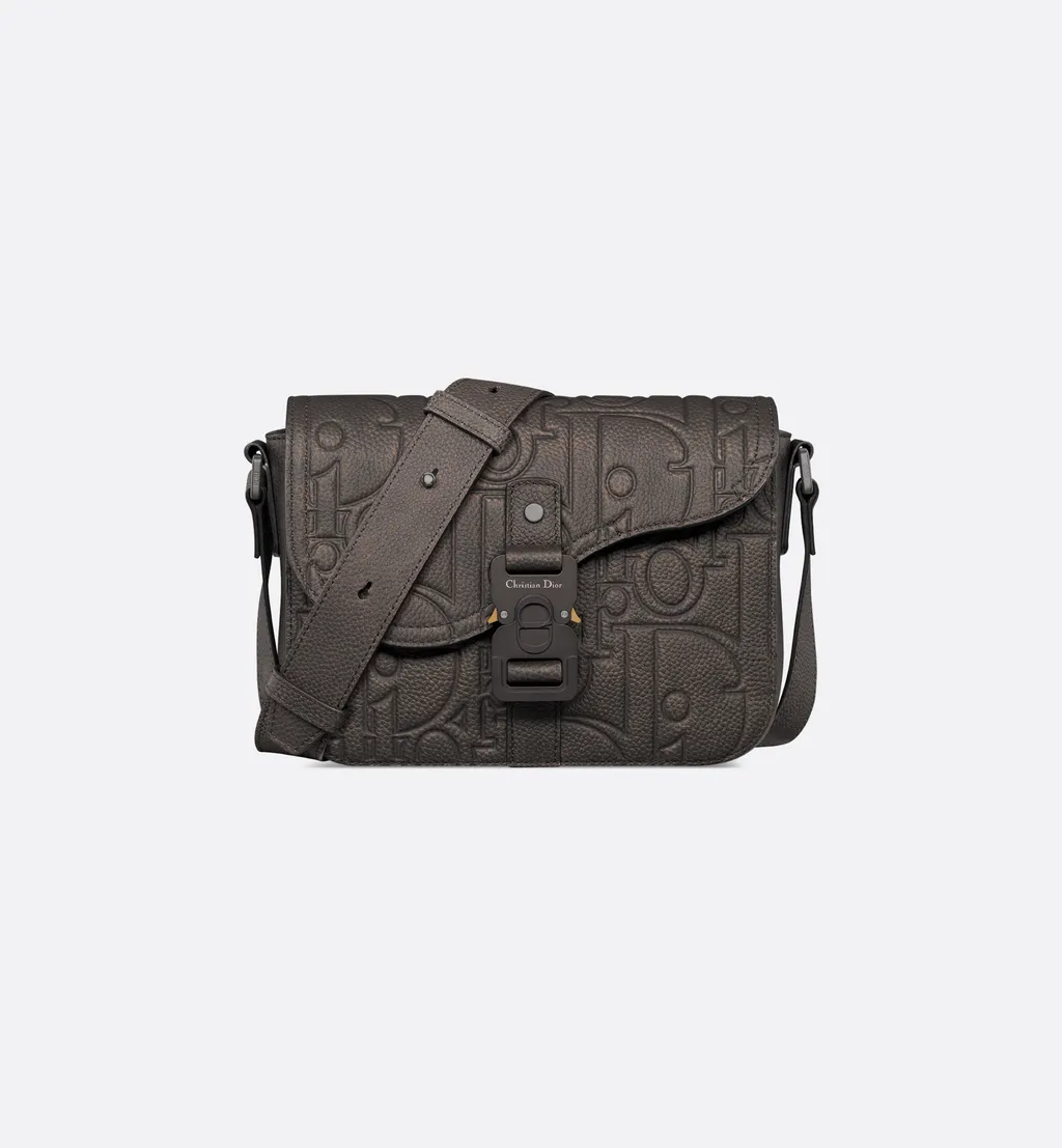 Small Saddle Messenger Bag With Flap