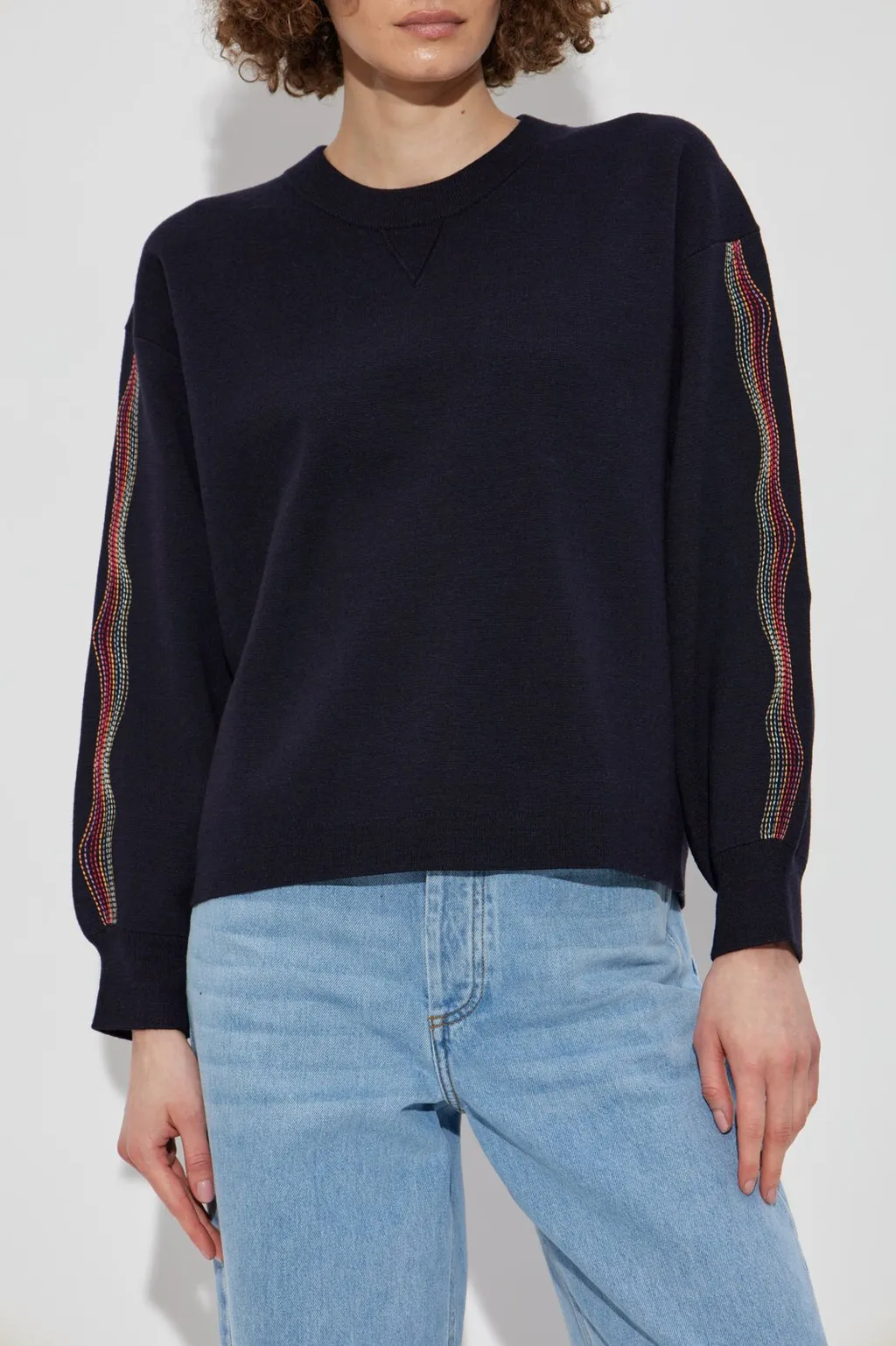 Ps Paul Smith Side-Striped Knit Jumper