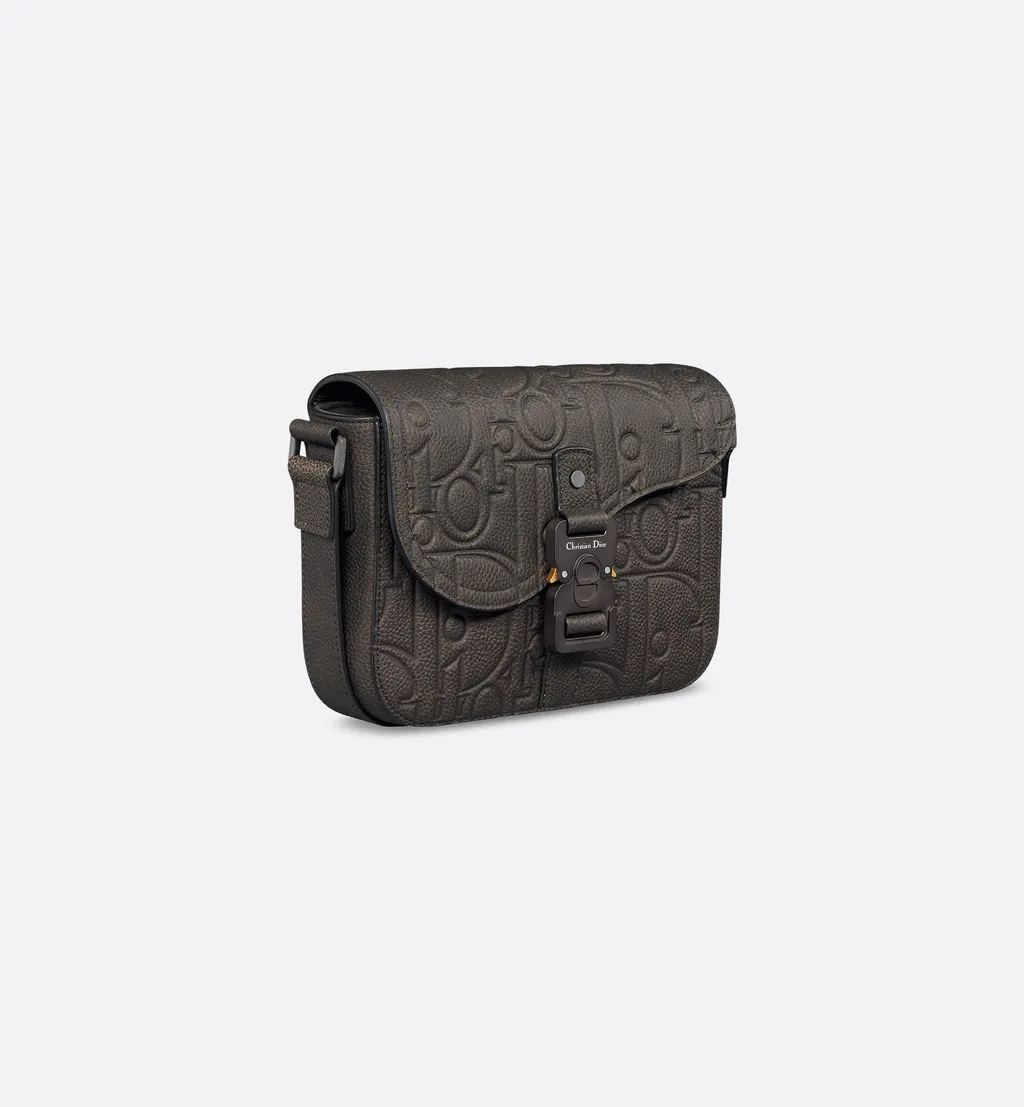 Small Saddle Messenger Bag With Flap