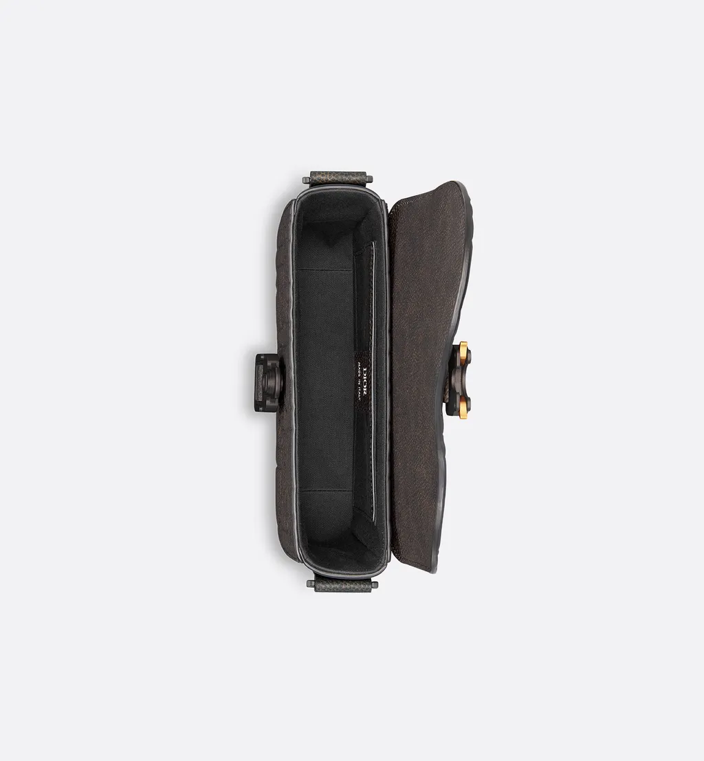 Small Saddle Messenger Bag With Flap