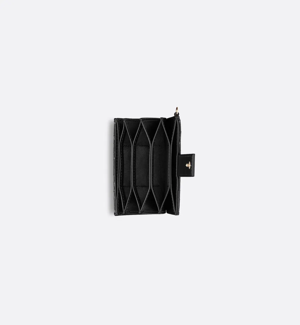 Lady Dior Jasmine Card Holder